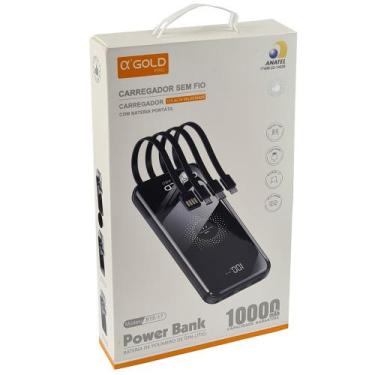 Imagem de Power Bank 4 em 1 10.000 mAh  a'Gold BTE-17 - a'Gold pro