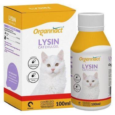 Imagem de Organnact cat lysin emulgel 100ml, UNICO