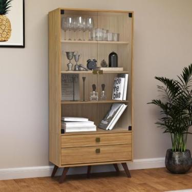 Imagem de Movelbento - Cristaleira 2 Portas 2 Gavetas RT3151 Movelbento