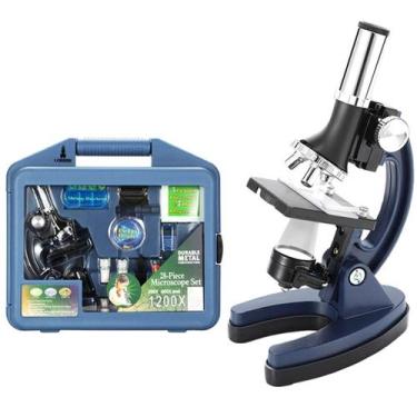 Imagem de Microscópio Infantil Educativo 28 Pçs Lorben Portátil 1200X