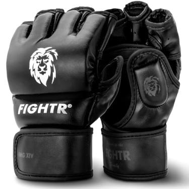 Imagem de FIGHTR® Luvas Pro MMA para treino de luta, treino de luta, kickboxing, artes marciais, Muay Thai, saco de pancada, luva, boxe para homens e mulheres | inclui bolsa de transporte