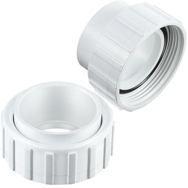 Imagem de Dreyoo 2 peças de kit de substituição de conector de união de célula de sal de 5 cm compatível com geradores de cloro de sal Hayward Hayward GLX-Cell-Union Hayward Suporte de limpeza de células para