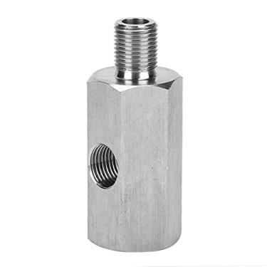Imagem de Adaptador de Manômetro de óleo NPT de 1/8 com Encaixe de 3 Vias BSPP BSP | Rosca Interna Rosca Externa | Perfeito para Aplicações Automotivas e Marítimas