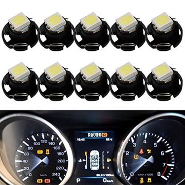 Imagem de BlyilyB Pacote com 10 Lâmpadas Led de Painel de Substituição Em Cunha T4.7 Branca