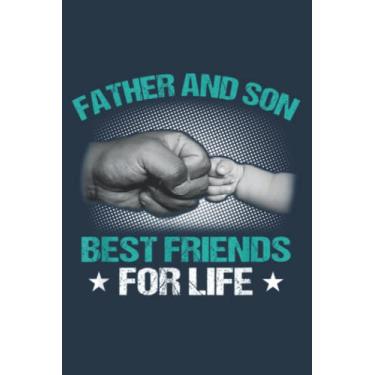 Imagem de Dad And Son Quote Father Son Matching Design Papa: Study Notebook, 6 x 9 inches, 120 pages