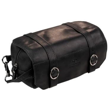 Imagem de Bolsa de Mão Viagem Necessaire Couro Rustico Cardena Madera