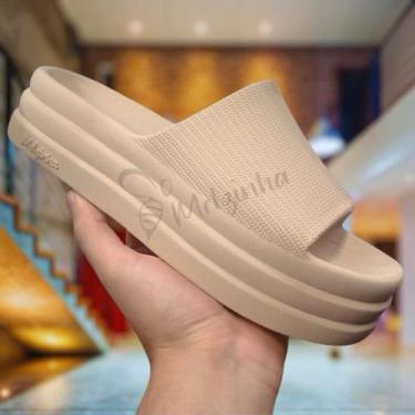 Imagem de Chinelo Plataforma CORES Unissex Nuvem Leve Lançamento Papete  Descont