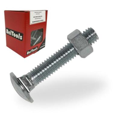 Imagem de 30 Parafuso Aço Carbono 8x65mm FRANCES C/ Porca Belenus - LEROY