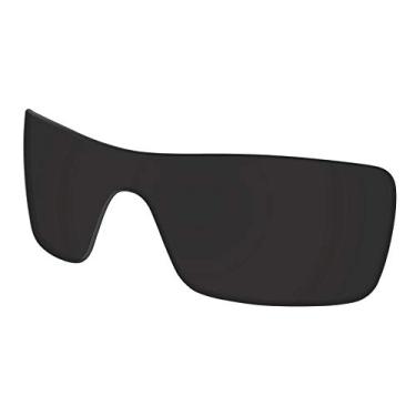 Imagem de Predrox Substituição de lentes de rotor de turbina para Oakley OO9307 Polarized, preto escuro, 0