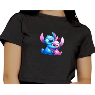 Imagem de Cropped Blusinha Infantil Estampa Personagem Animação Infantil Azul Di