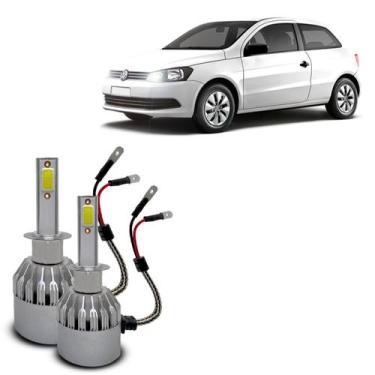 Imagem de Ultra Led Farol Alto Gol G6 Foco Duplo H1 6000k Efeito Xenon - Tay Tec