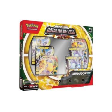 Imagem de Pokémon Tcg Caixa De Jogo 2023 Liga Batalha Miraidon Ex 60 Cartas - Co