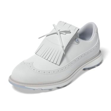 Imagem de adidas Tênis feminino MC Zoysia Spikeless, Calçado branco/azul maravilha azul marinho universitário, 37