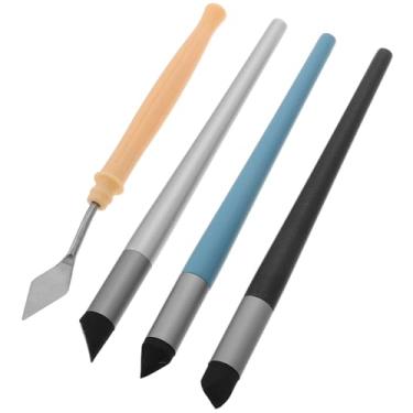 Imagem de Toyvian Pincel De Pastel A Óleo Esfumar Caneta De Mistura Esponja Esboços Pintura A Óleo Conjunto Com 3