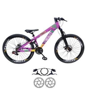 Imagem de Bicicleta Aro 26 Vikingx Tuff 25 Aluminio 21 Velocidades Freio Hidraul