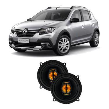 Imagem de Kit Alto Falante Porta Dianteiro Leson 110wrms Par Sandero, Preto