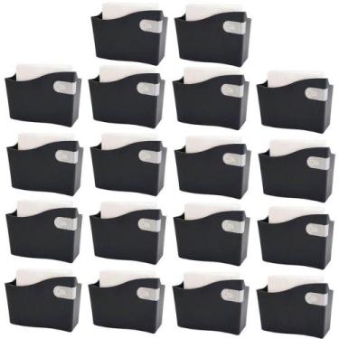 Imagem de 18 Suportes Porta Guardanapo e Sache para Restaurante 14cm Mesa Bar Pa
