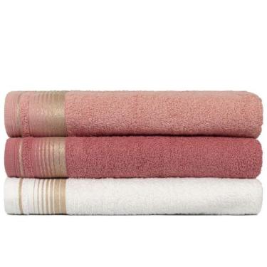 Imagem de Kit 3 Toalhas Banhão Gigante Sublime 70x150cm Central Toalhas, KIT 2