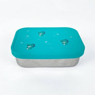 Imagem de Lancheira Bento Box em Aço Inox com Divisórias Removíeis Leo - Petit Piá