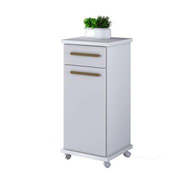 Imagem de Balcão Palmas Master MDF Arte Móveis - Arte Moveis, Branco