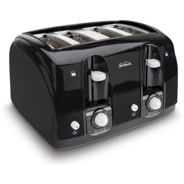 Imagem de Torradeira, com 4 fatias, W, preta, 110v, SUNBEAM 003911 100 000, Preto