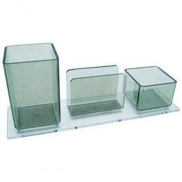 Imagem de Porta Lapis Clips E Lembrete Acrimet 940 Fume