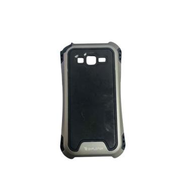 Imagem de Capinha Case Premium Silicone  Galaxy J2 Prime G530 - Preta e Prata  -