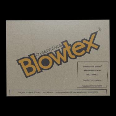 Imagem de Preservativo Clínico Não Lubrificado 144un Blowtex kit 2 Caixas