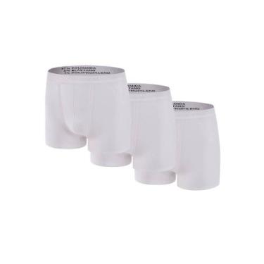 Imagem de Kit com 3 Cueca Boxer Microfibra Trifil CE4620/4620 - Brancas, Branco,