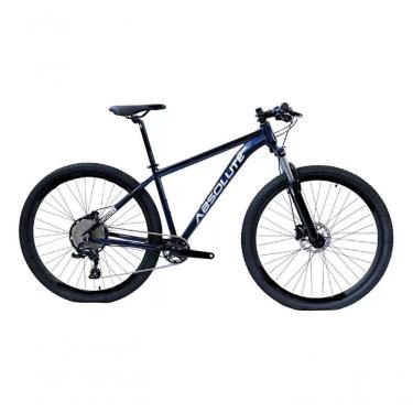 Imagem de Bicicleta Aro 29 Absolute Nero 5 12v Garfo Trava No Guidão Freios Hidráulicos Azul Tam 17