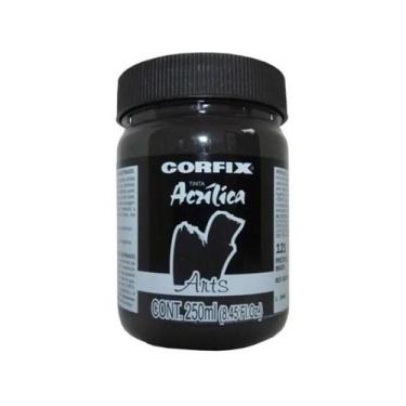 Imagem de Tinta Acrílica G1 Arts 121 Preto de Marte 250ml Corfix, 121 - PRETO DE