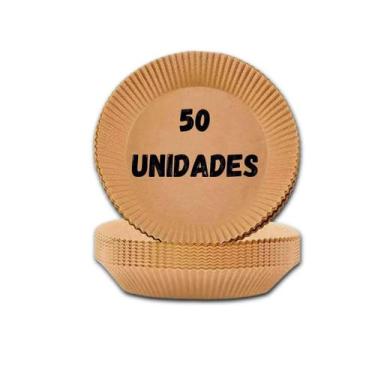 Imagem de Forro Papel Air Fryer Marrom - 50 Unidades - Lizko