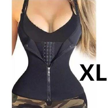 Imagem de Cinta Modeladora Dupla Ajustável Feminina Alça Reduz e Afina Cintura L