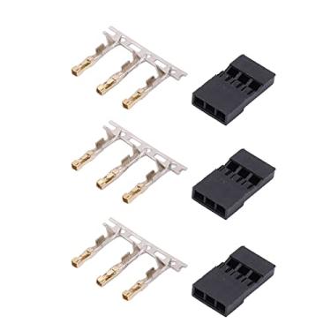 Imagem de 100pcs 11.010 Plugue JR Masculino, Conector JR de Revestimento de Ouro Fabricado Pela Solding Technology para Equipamentos Eletrônicos, Aeronaves Modelo