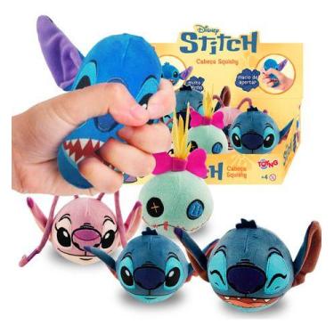 Imagem de Brinquedo Squish De Apertar Disney Toyng Lilo Stitch Oficial, Sortido
