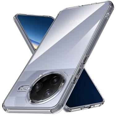 Imagem de Anoowkoa Capa projetada para Xiaomi Poco F7 Pro 5G. [Anel magnético embutido] [Compatível com MagSafe] [antiamarelamento] Capa transparente para celular. À prova de choque de grau militar. Ultrafina à