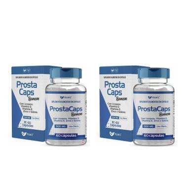 Imagem de Kit 2 ProstaCaps Homem Licopeno, Vit D, E, Zinco E Selênio 60 Caps - M