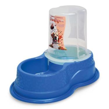 Imagem de Comedouro bebedouro para caes cachorro gato 2 em 1 anti formiga Resist