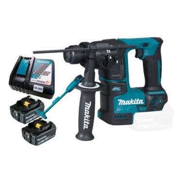 Imagem de Martelete Rompedor A Bateria Makita Dhr171 + 2 Bat 5ah E Asp