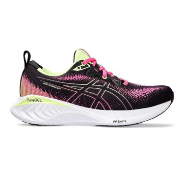 Imagem de Tênis Asics Gel-Cumulus 25 Feminino - Preto/Rosa 39-Feminino