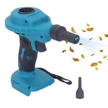 Imagem de Soprador de Folhas Sem Fio, Energia Eólica de 8 Níveis, Multifuncional, Soprador Pequeno Recarregável, Sopradores Portáteis Com 2 Bicos, para Interface BL1830B-2 BL1850-2