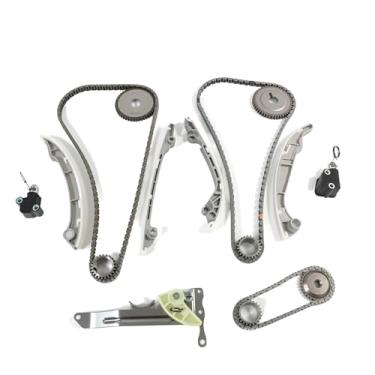 Imagem de Kit de corrente de sincronização do motor com rodas dentadas de corrente de bomba de óleo compatível com TITAN & & TITAN XD & QX80 & Armada & NV2500 & NV3500 & Q70 & Q70L & M56 & QX56 & Pathfinder V8