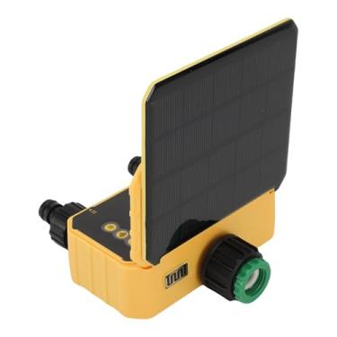 Imagem de 2 Timer de água Outlet, Wi -Fi Solar Watering Timer Com Função de Detecção de Chuva, Timer de Irrigação Automática para o Jardim Com Conexão Wi -Fi e Painel Solar