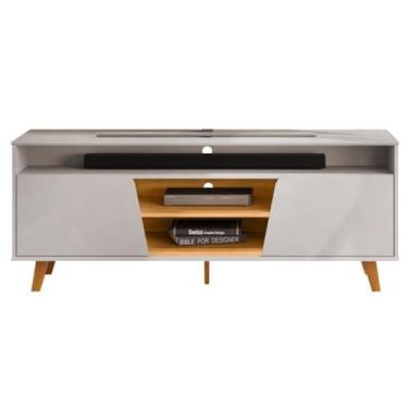 Imagem de Rack Bancada Tv 60 Pol 150 cm Lana Bali Cedro Dj Moveis - Dj Móveis, B