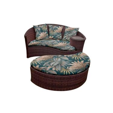 Imagem de Chaise Orbit Com Puff Palmares Petróleo