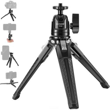Imagem de Mini mesa de metal Tripod Neewer TP29 com cabeça esférica de 360 de 3 