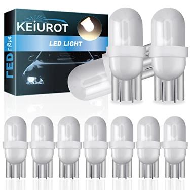 Imagem de Keiurot Lâmpada 555 T10 194 Dc Ac 6V 6,3V Para Pinball Lâmpadas Led Máquina De Fliperama Luz Branca Quente Apolar Pacote Com 10