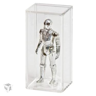 Imagem de Generic Estojo De Acrílico Transparente Para Bonecos Ação Soltos E Profundos 3 3/4" - 3,75 Vintage Star Wars, Gi Joe, Batalha Galáctica, Buraco Negro, Indiana Jones.