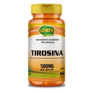Imagem de Tirosina Unilife 60 Cápsulas 470Mg