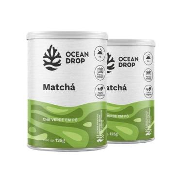 Imagem de Kit 2 Matchá Chá Verde Ocean Drop Vegano 125G